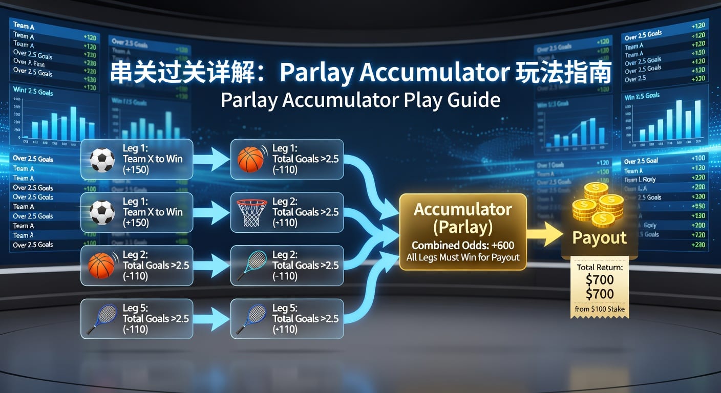 专业滚球体育平台app下载入口：过关 Parlay Accumulator 投注技巧