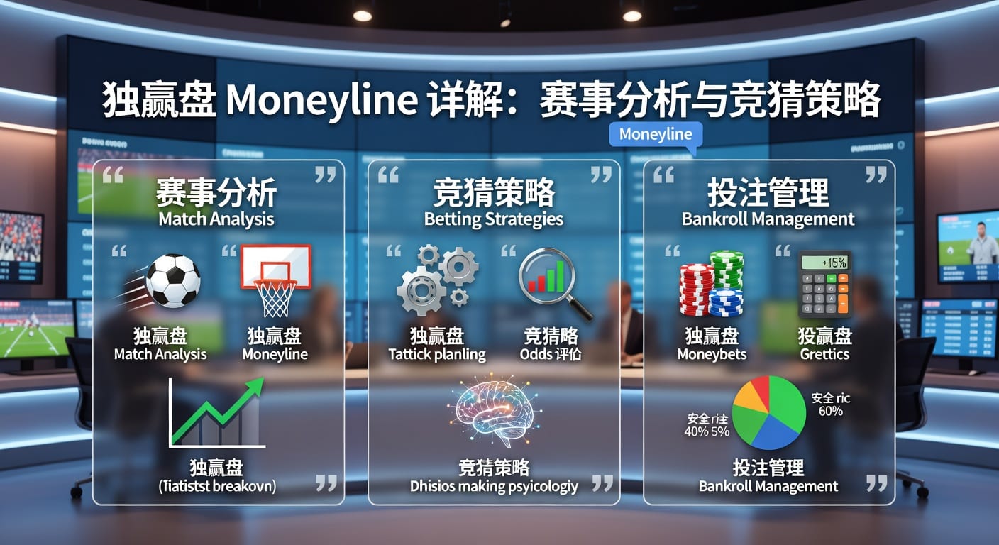 独赢盘 moneyline：赔率逻辑与实战判断指南