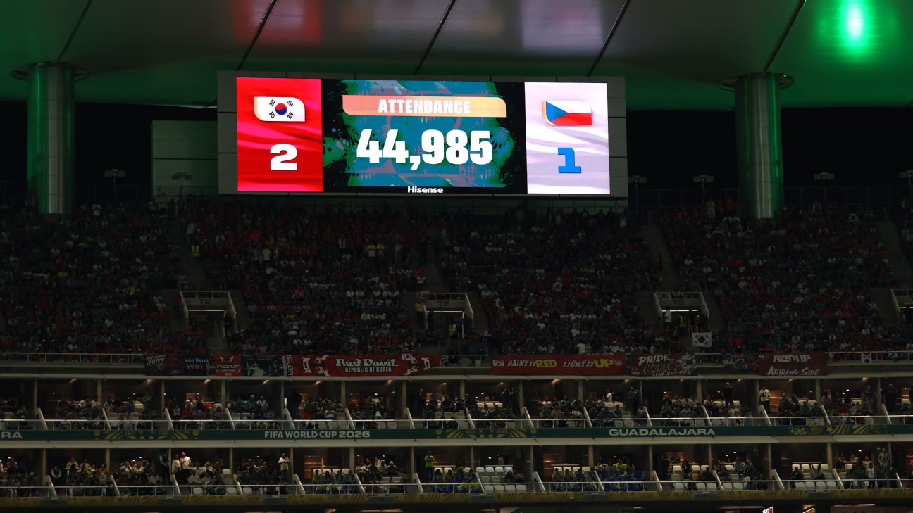 韩国对捷克世界杯上座人数争议：FIFA坚持44985数字基于验证数据